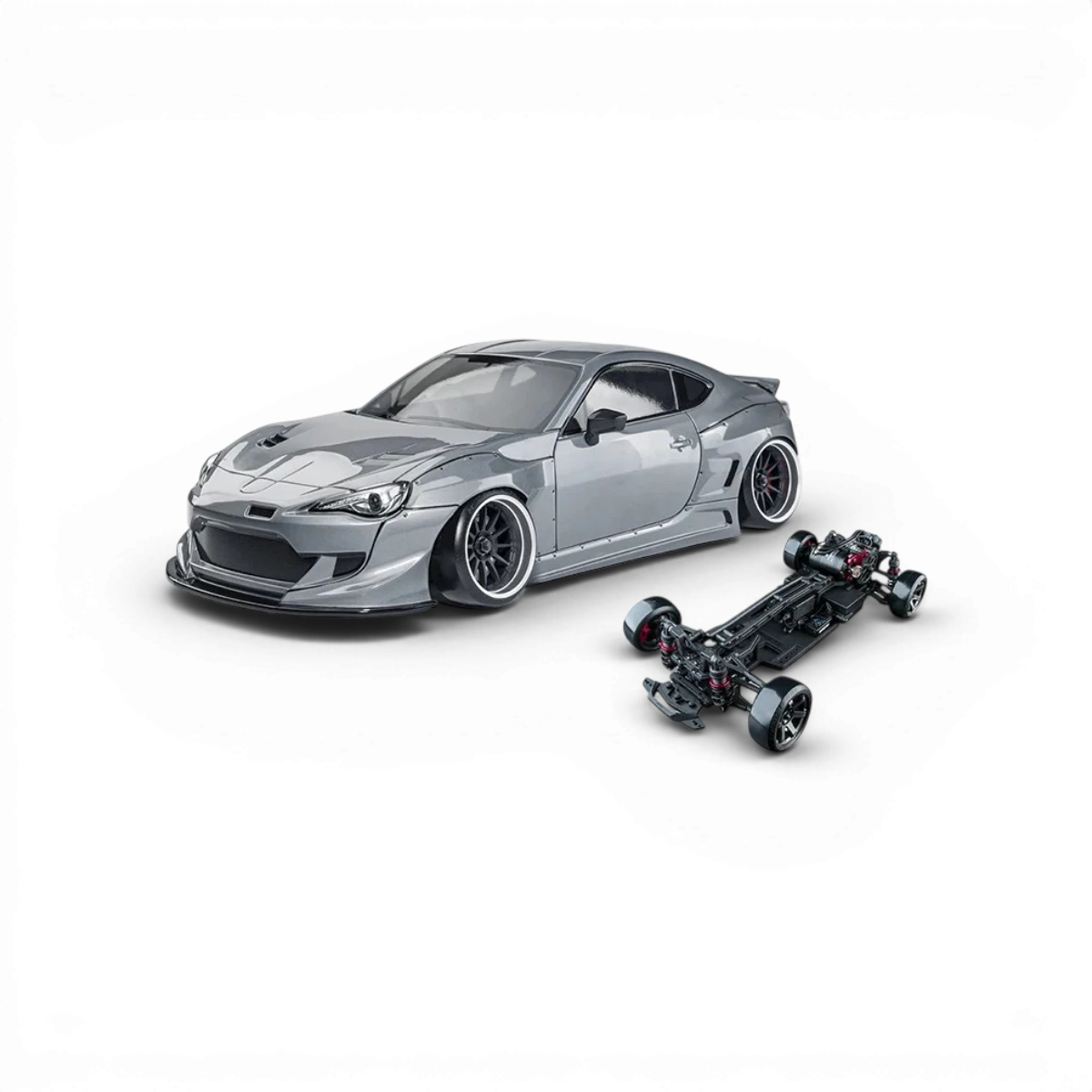 Voiture RC Drift Max Speed Technology RMX 4 RTR 86RB brushless sensored prête à rouler, vue de côté sur une surface.