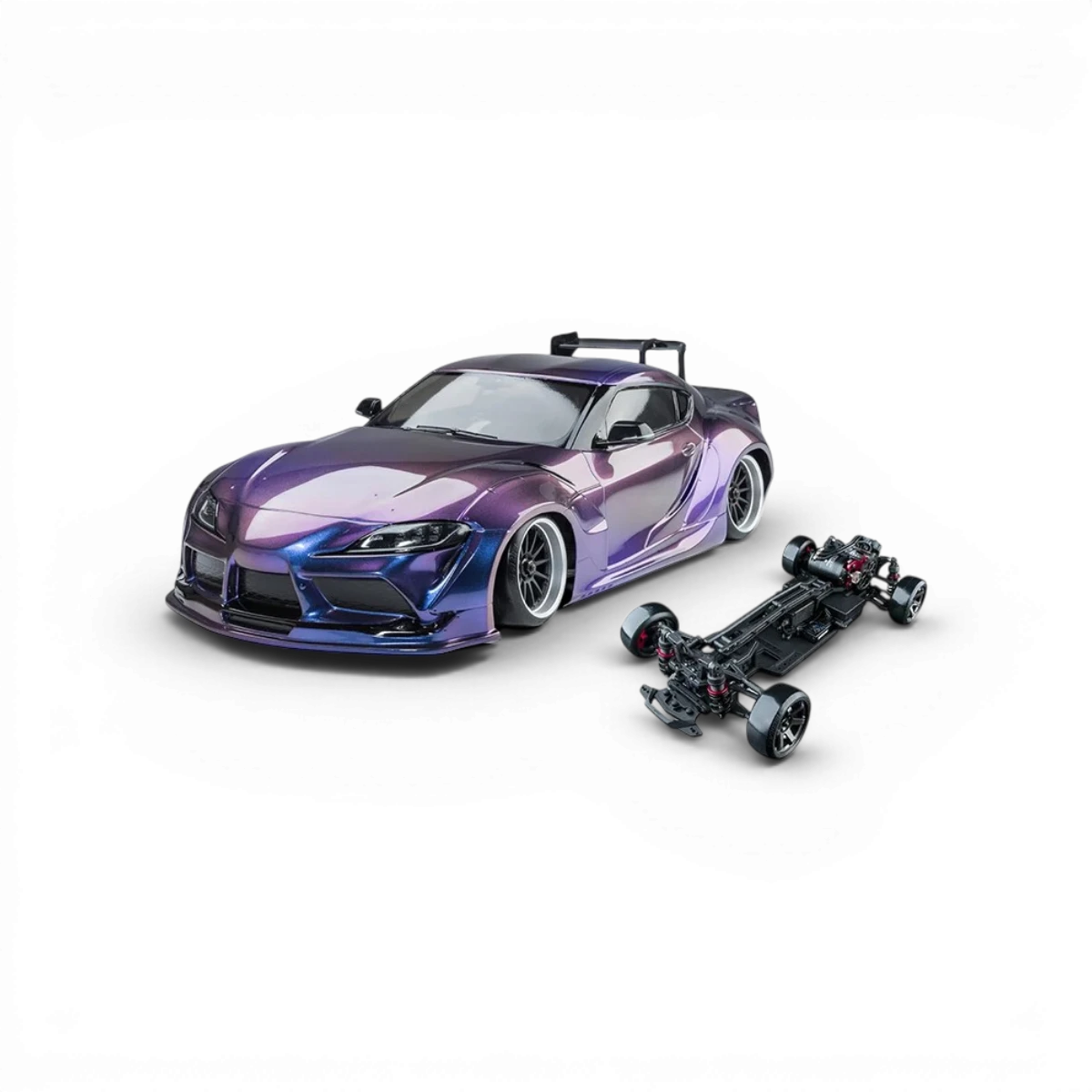 Voiture RC Drift Max Speed Technology RMX 4 RTR A90RB, brushless sensored, prête à rouler, vue de côté sur fond blanc.