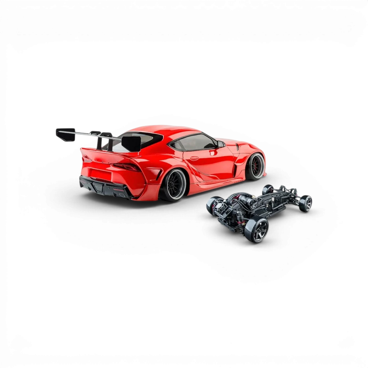 Voiture RC Drift Max Speed Technology RMX 4 RTR A90RB, brushless sensored, prête à rouler, vue de côté sur fond blanc.