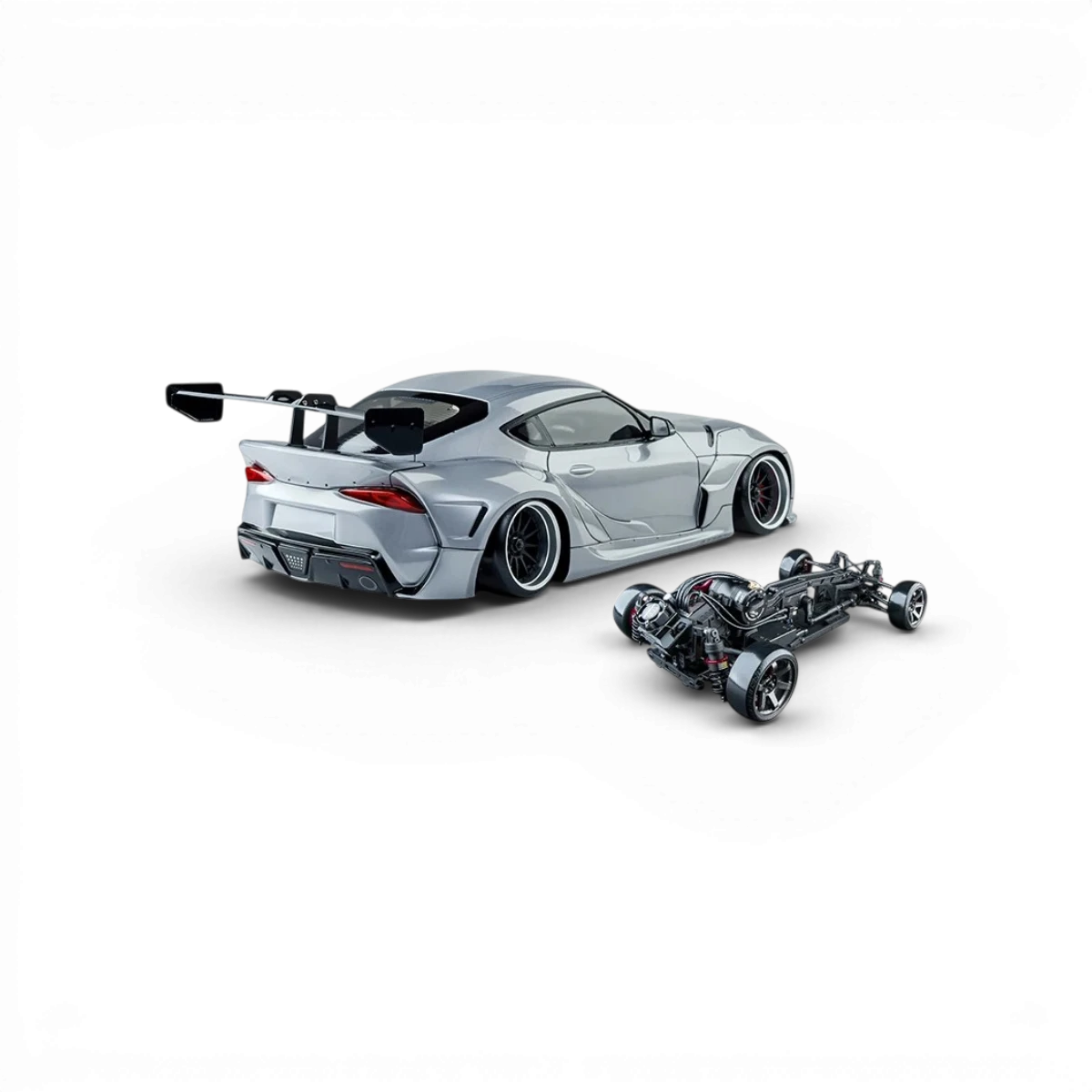 Voiture RC Drift Max Speed Technology RMX 4 RTR A90RB, brushless sensored, prête à rouler, vue de côté sur fond blanc.
