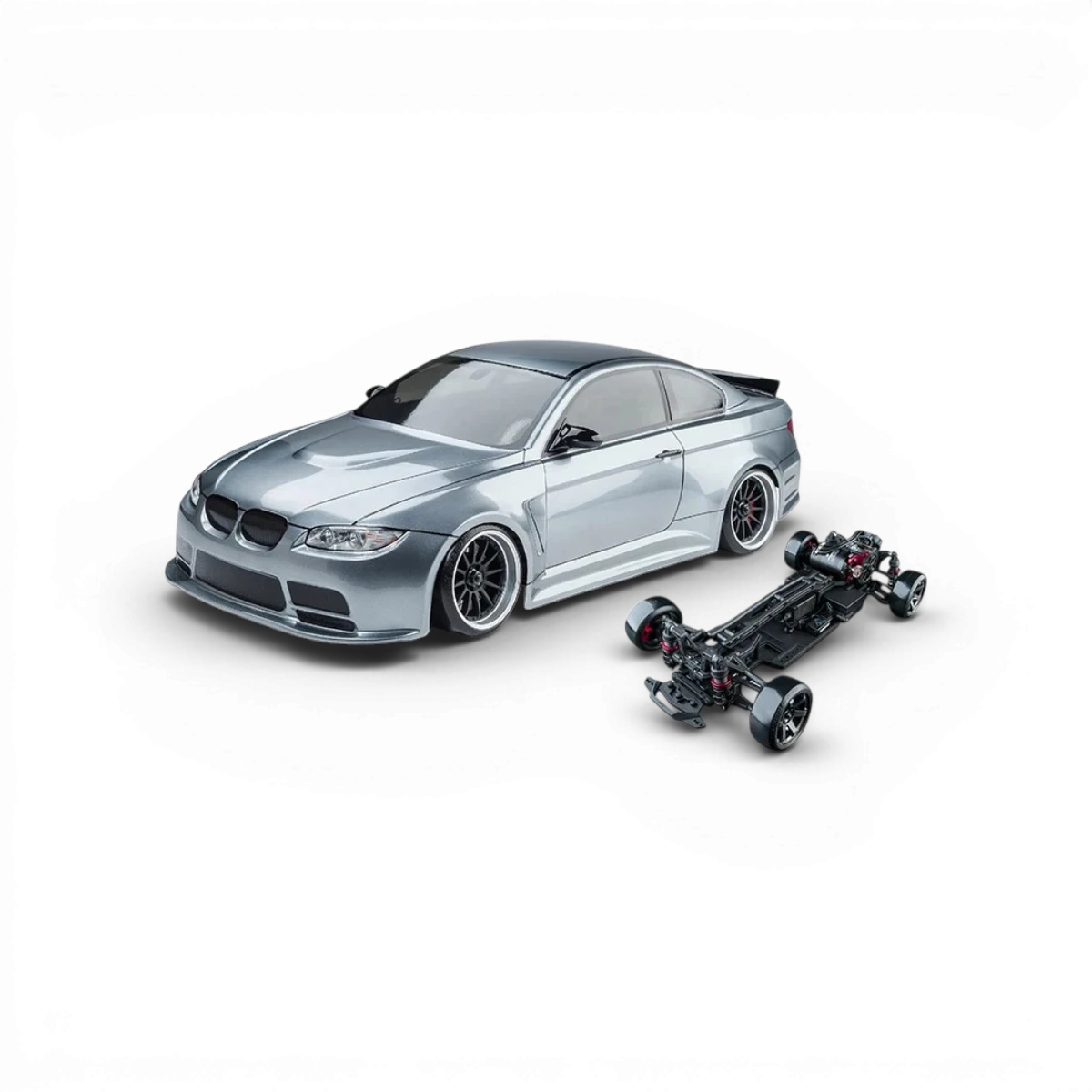 Voiture RC Drift Max Speed Technology RMX 4 RTR e92 brushless sensored prête à rouler, vue de côté avec détails du design.