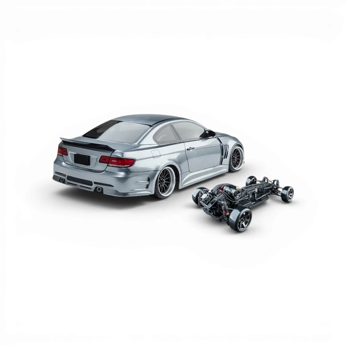 Voiture RC Drift Max Speed Technology RMX 4 RTR e92, brushless sensored, prête à rouler, vue de côté avec détails de la carrosserie
