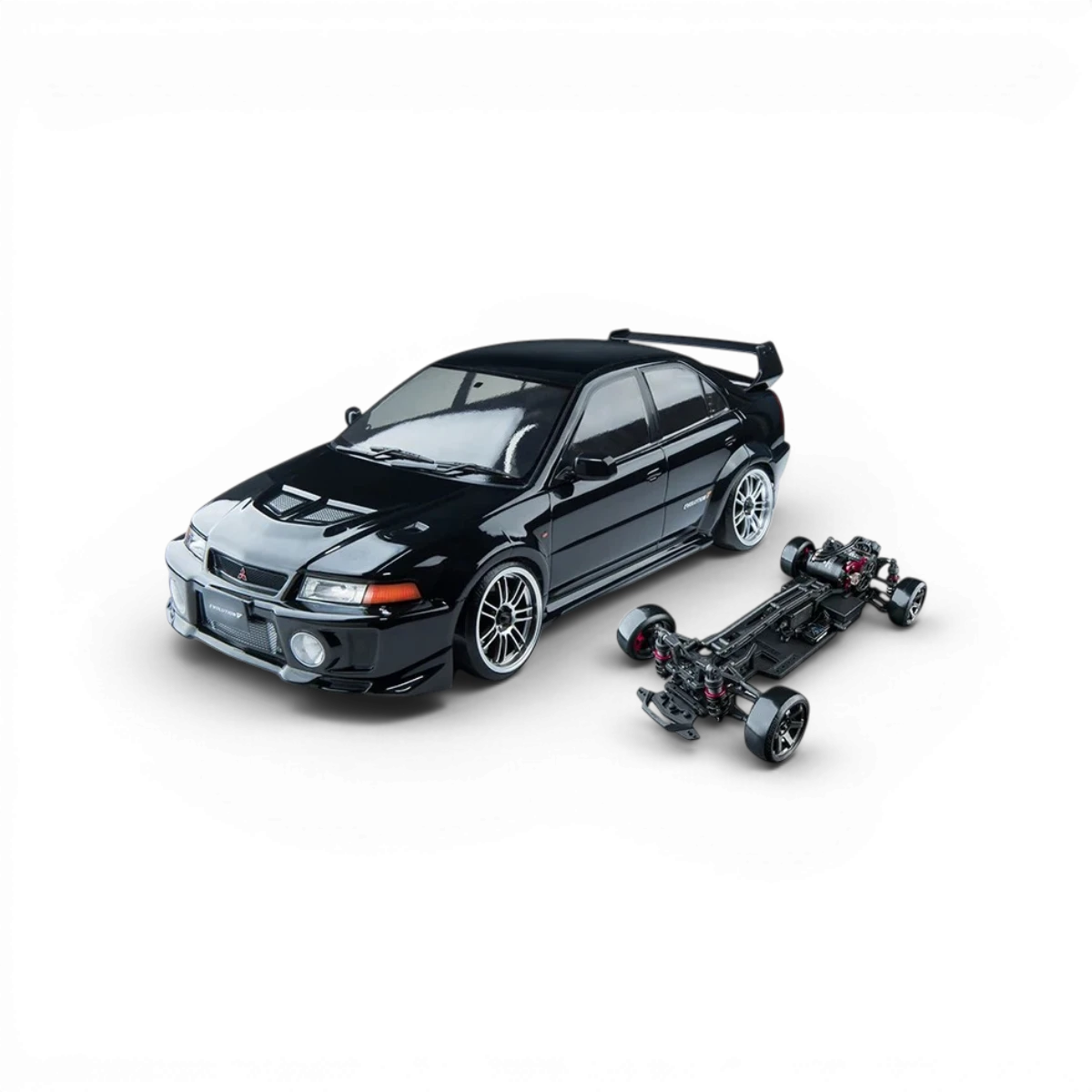 Voiture RC Drift Max Speed Technology RMX 4 RTR EVO V, électrique brushless sensored, prête à rouler, vue de côté avec pneus larges