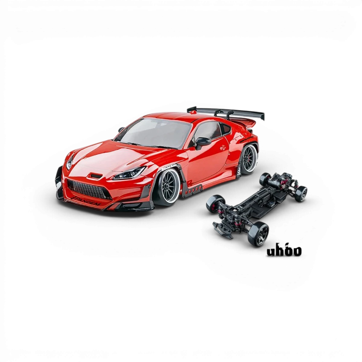 Voiture RC Drift Max Speed Technology RMX 4 RTR GR86RB électrique sans balais, prête à rouler, vue de côté.