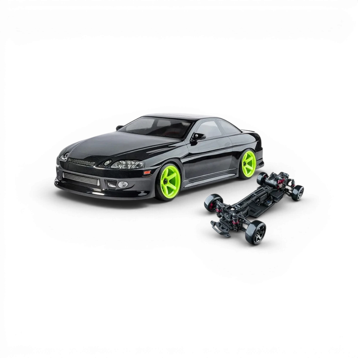 Voiture RC Drift Max Speed Technology RMX 4 RTR JZ3, brushless sensored, prête à rouler, vue de côté avec pneus larges et design dynamique