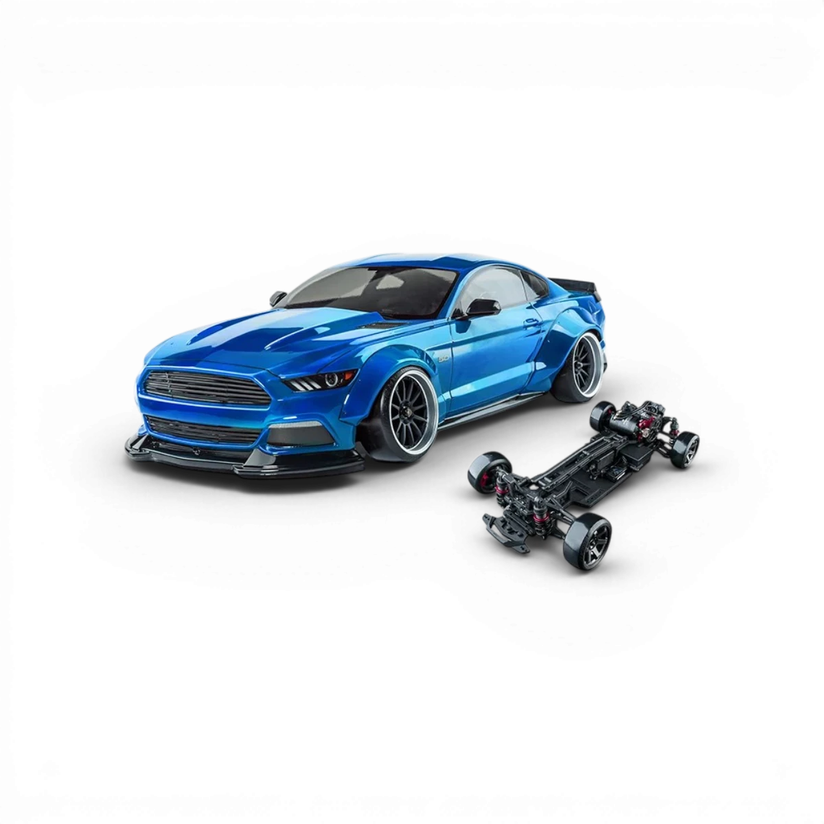Voiture RC Drift Max Speed Technology RMX 4 RTR LBMT, brushless sensored, prête à rouler, vue de côté avec pneus larges.