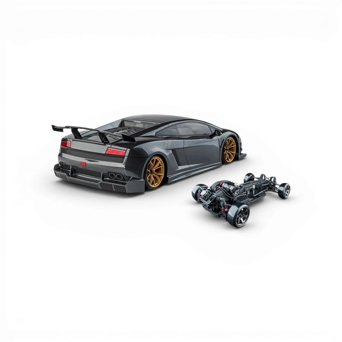 Voiture RC Drift Max Speed Technology RMX 4 RTR LP56 brushless sensored prête à rouler, vue de côté.