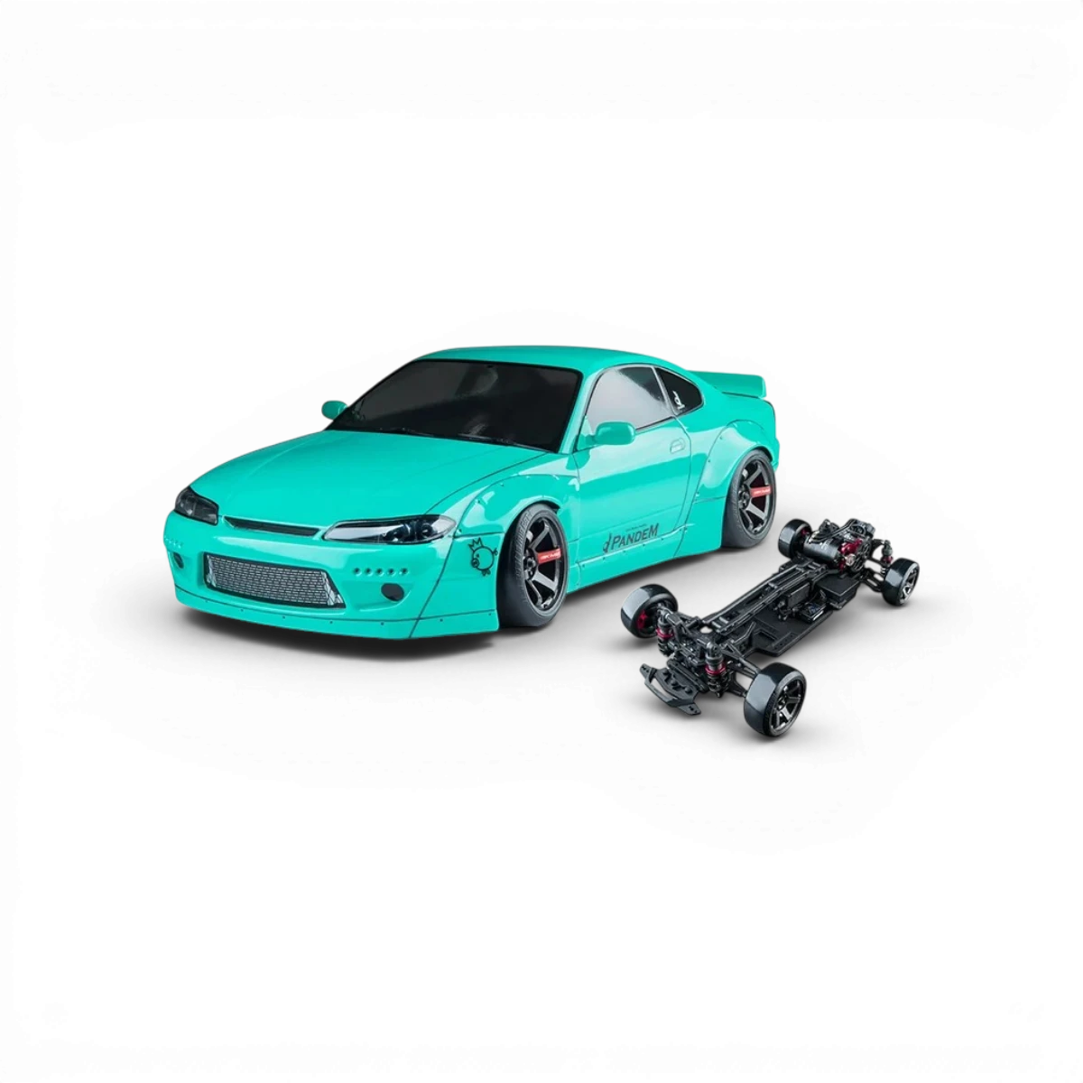 Voiture RC Drift Max Speed Technology RMX 4 RTR S15RB, électrique brushless sensored, prête à rouler, vue de face.