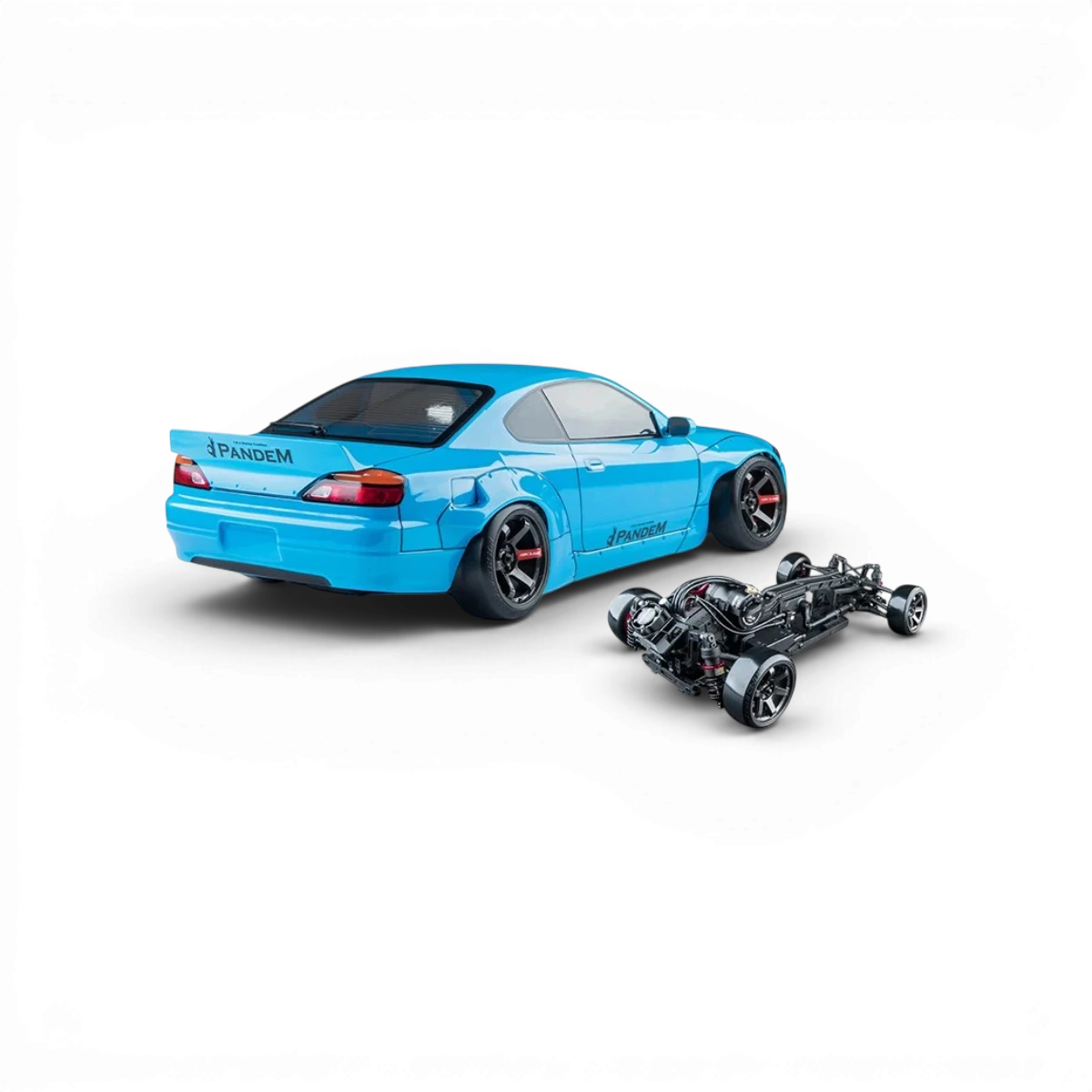 Auto RC Drift Max Speed Technology RMX 4 RTR S15RB, auto da drift brushless sensored pronta all’uso, in immagine.