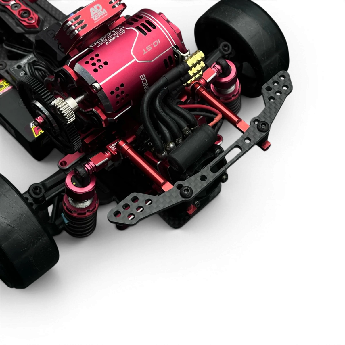 Renfort de Support de Carrosserie en Fibre de Carbone V2 (A90/GR86) - TEAM AD - DriftParadiZ