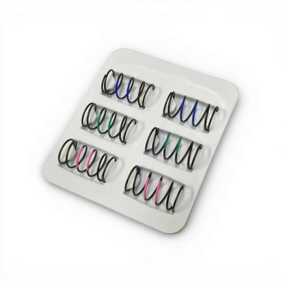 Ressorts arrière 26 mm D-Competition Topline pour voiture RC, couleur noire, fixation robuste, design pour performance en drift.