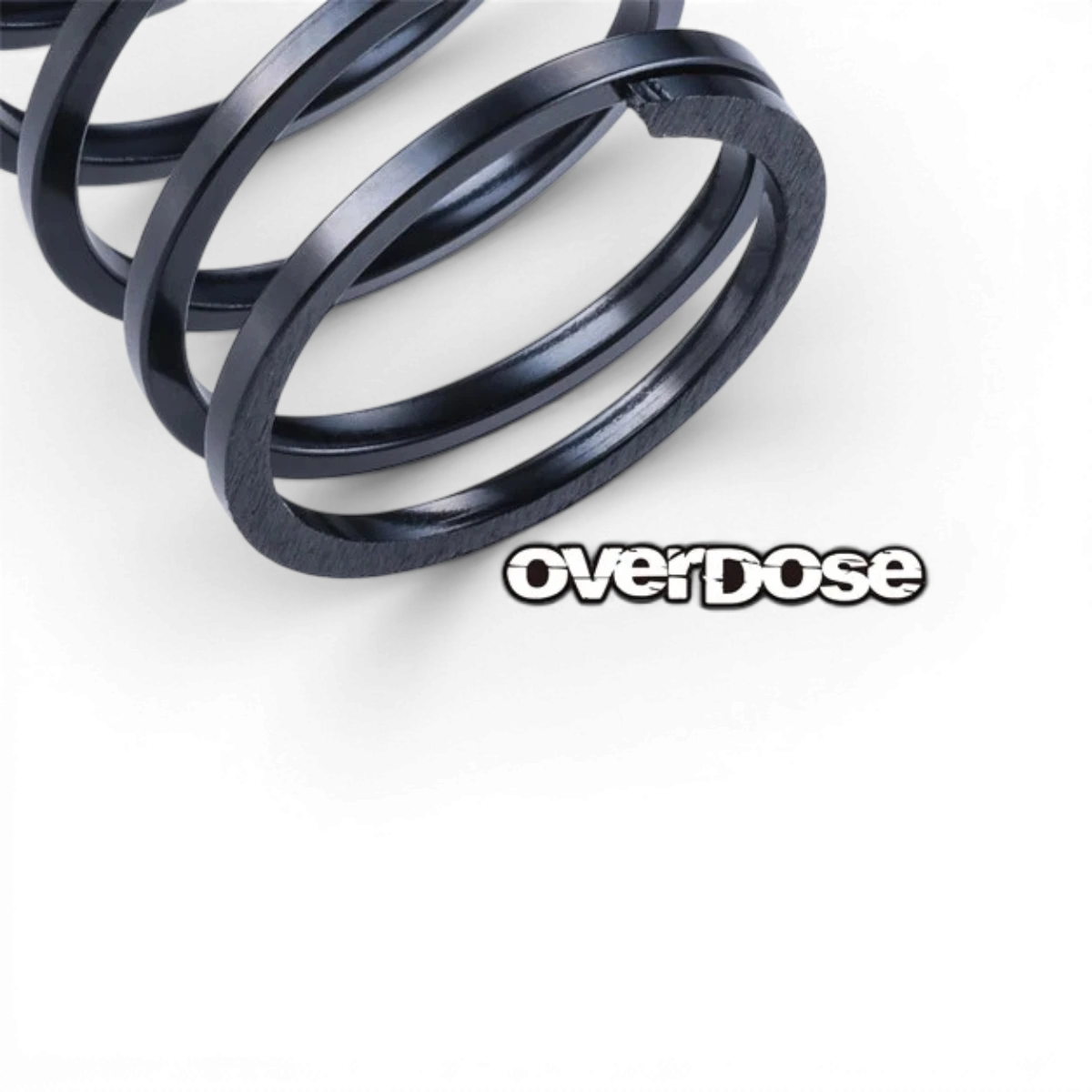Ressorts drift d’Amortisseurs 4Edge 1.2-2560 – Ø1.2 carré, 6.5 spires, 25mm - Overdose - DriftParadiZ