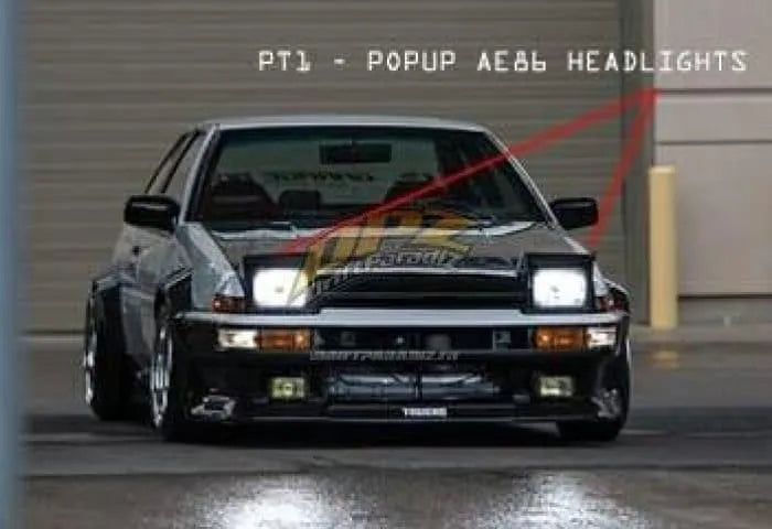 Kit d'éclairage rétractable D-magic JP pour AE86, kit de personnalisation avec lumières détachables pour voiture.