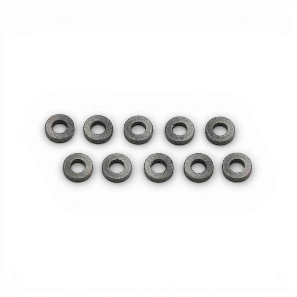 Rondelles en Teflon noir 3x6x1,5 mm pour pièces détachées Team Yokomo, haute qualité pour modélisme et robotique.