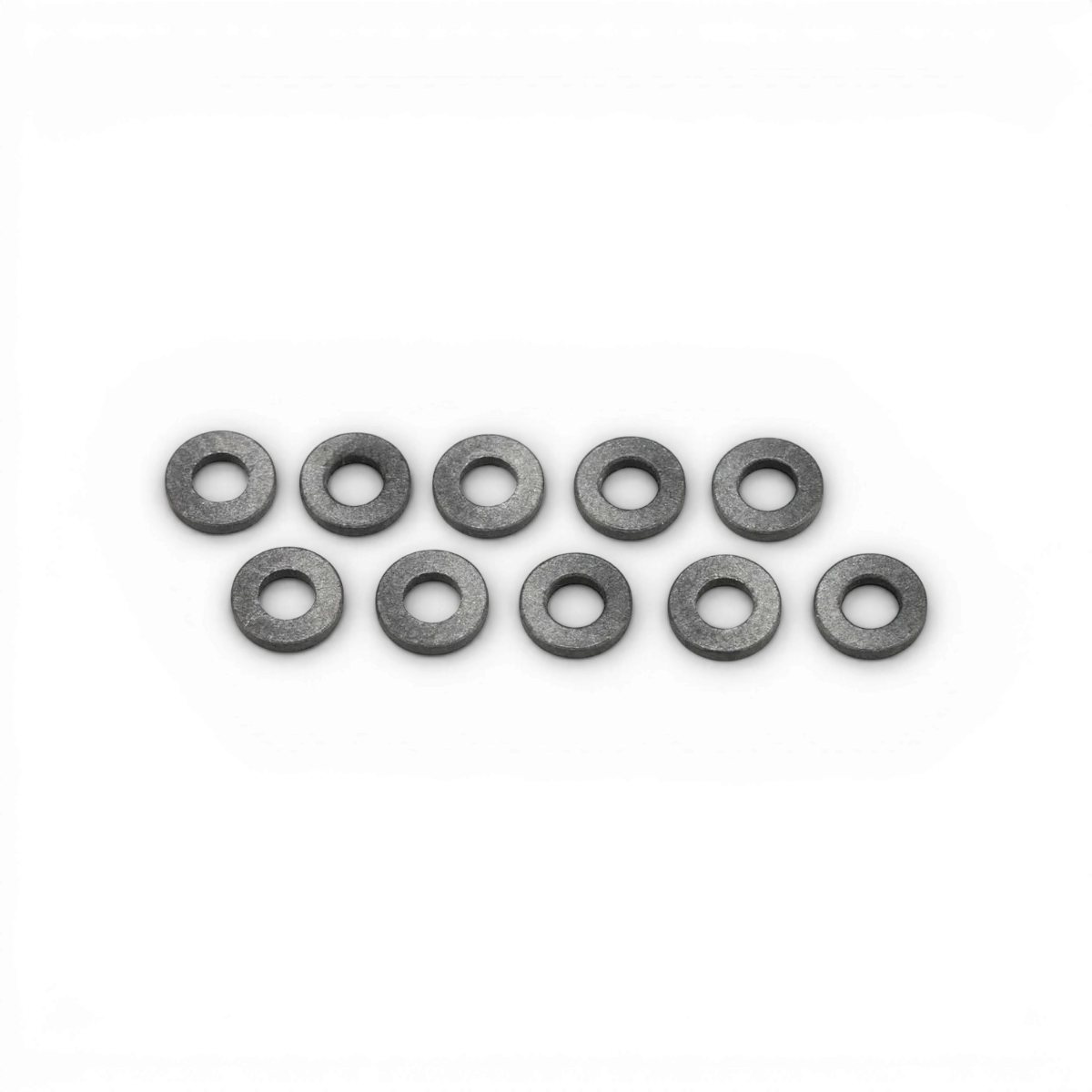 Rondelles Teflon noires 3x6x1 pour pièces détachées Team Yokomo, composant en plastique noir pour modèles réduits.