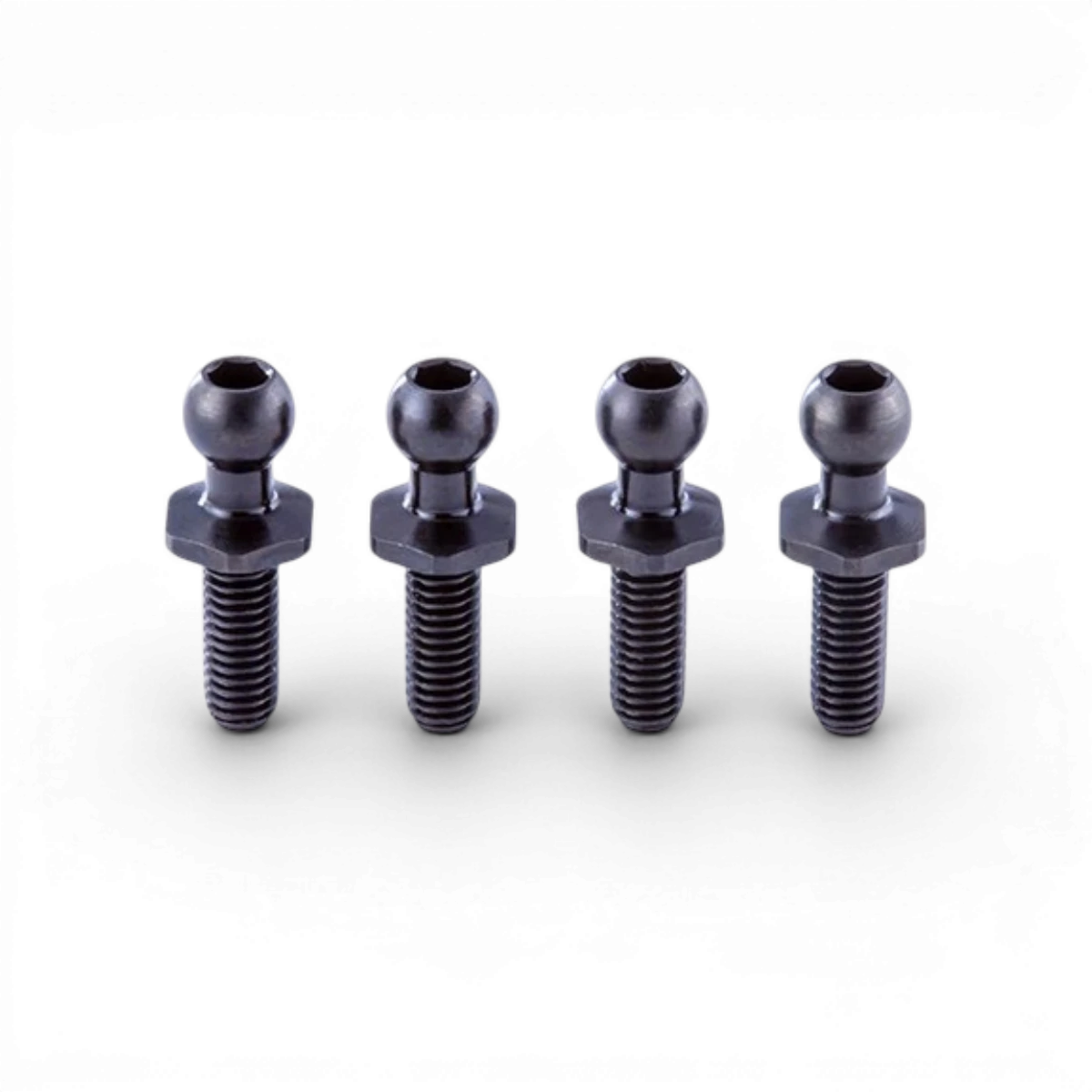 Rotules en acier de 4,3 mm taille L pour pièces détachées RC, ensemble de 4 pièces, marque Team Reve D.