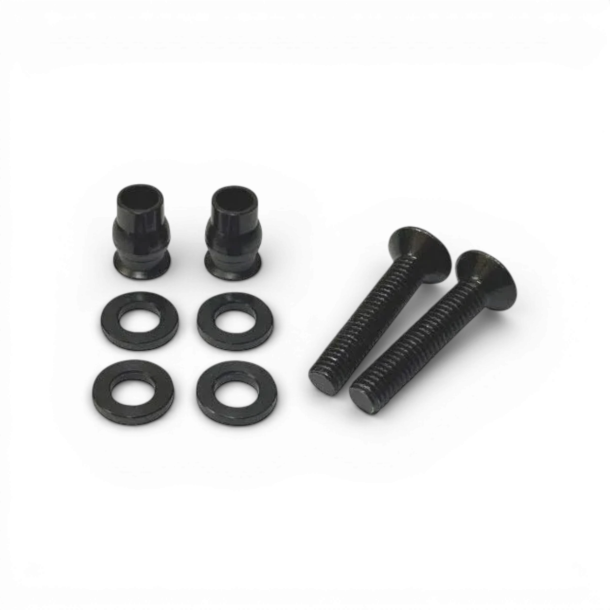 Rotules en aluminium amortisseur de 4,8 mm pour pièces détachées, marque Topline, visible avec fixation et finition métallique.
