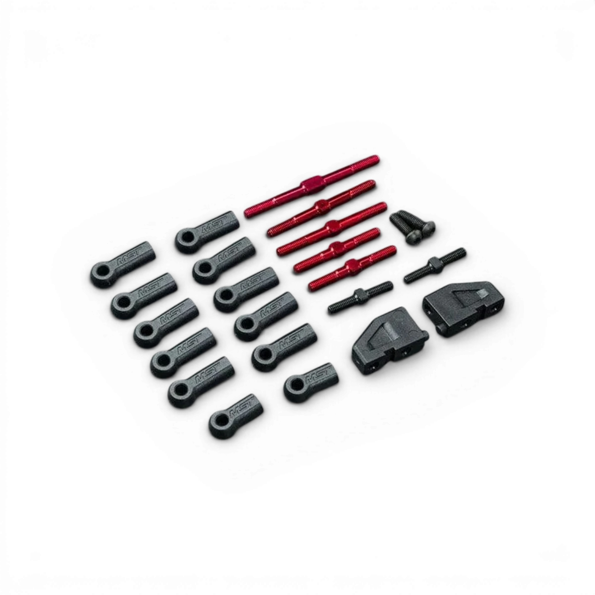 Kit de biellettes réglables rouges pour RMX 2.5 RTR, pièces détachées de Max Speed Technology, idéal pour voitures RC.