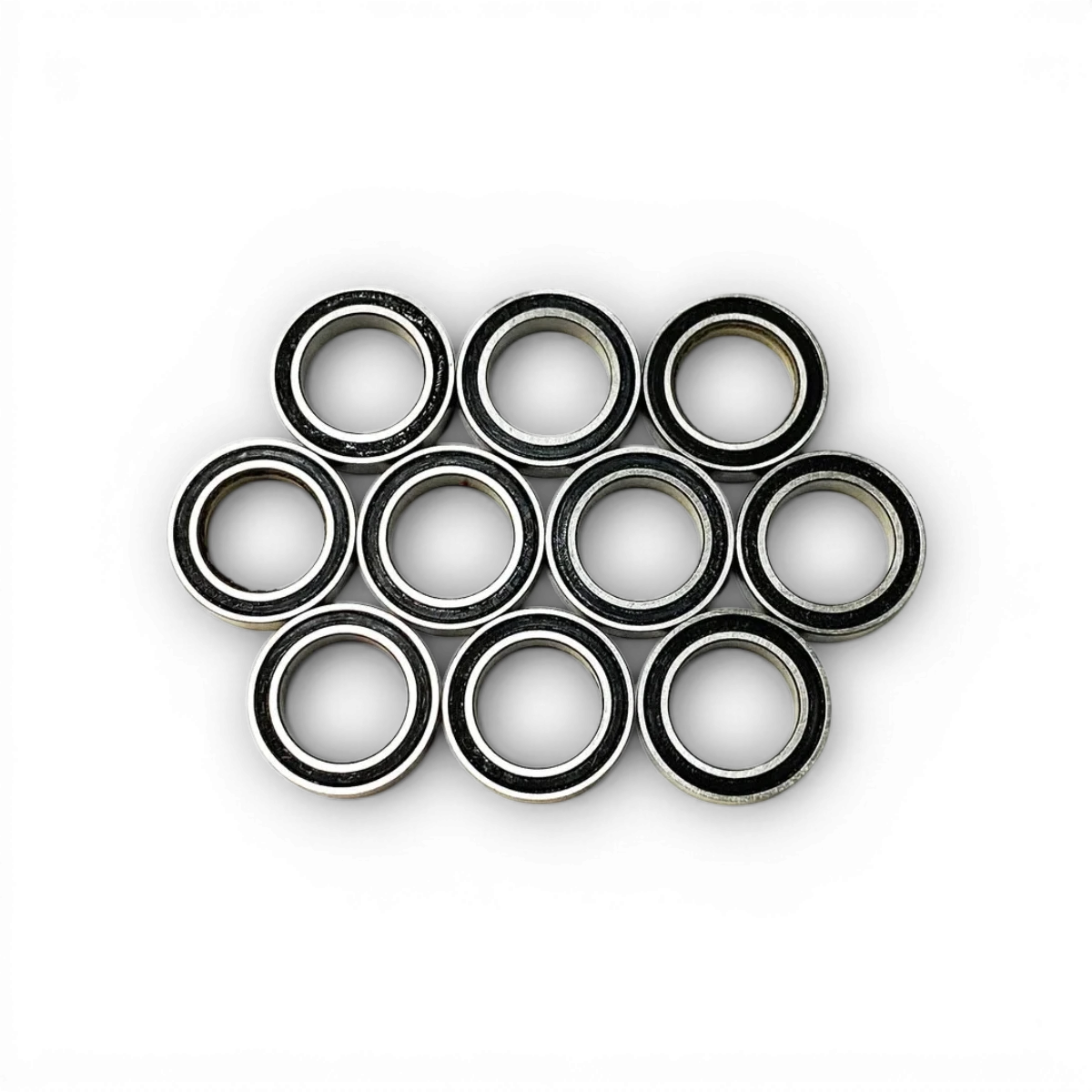 Roulement étanche Topline 1510 10x15x4, pièce détachée, montrant la surface du roulement avec ses dimensions visibles.