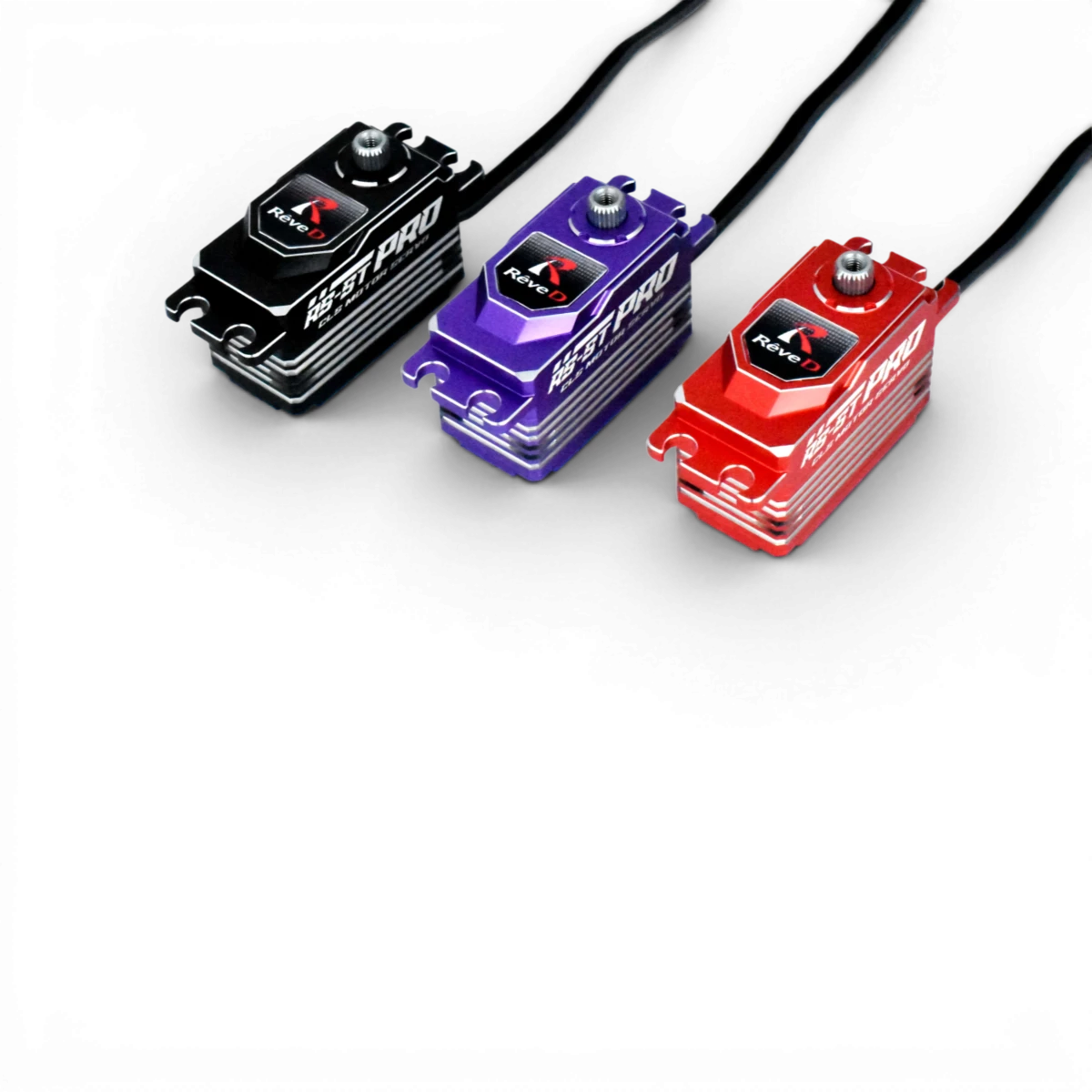 Servo programmable RS-ST PRO de Team Reve D, électronique pour voitures radiocommandées, avec réglages avancés pour drift.