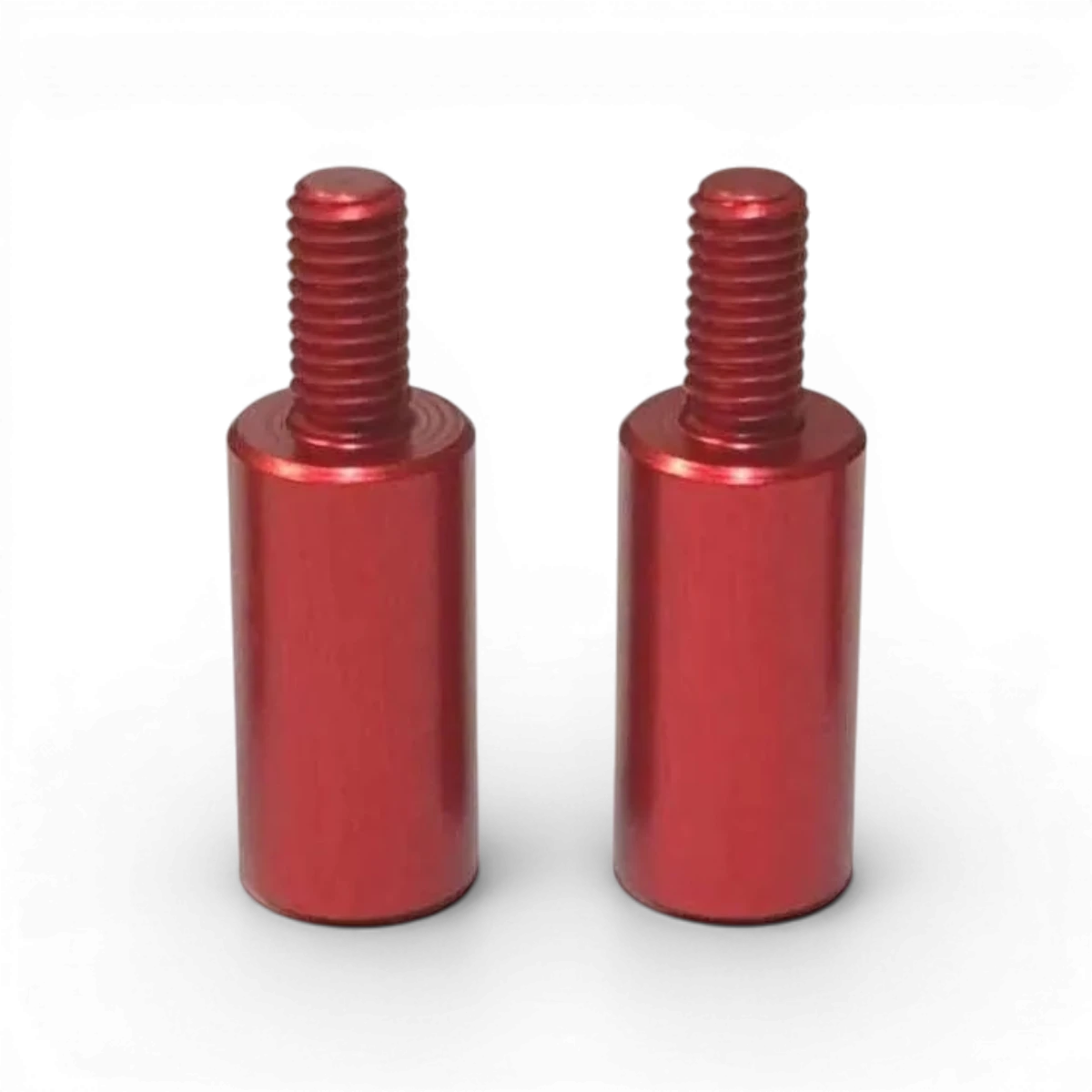 Extensions filetées S-line Topline, mâle/femelle 12mm en aluminium 7075 M3, pièces détachées robustes et légères.
