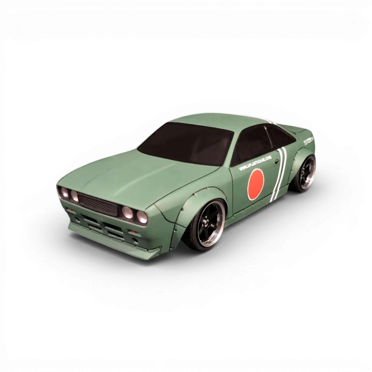 Carrosserie S14 Boss Challenger pour voiture RC Aplastics RC, design détaillé et finition précise.
