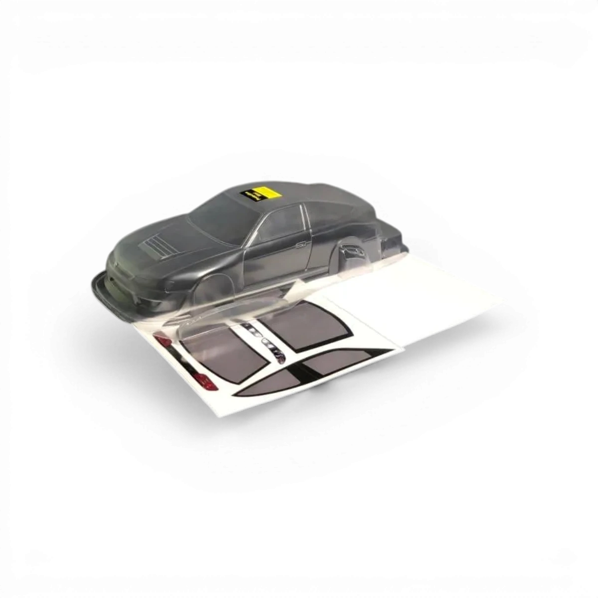 Carrosserie S15 Sileighty Aplastics RC pour voiture télécommandée, design détaillé et finition précise, vue de face.