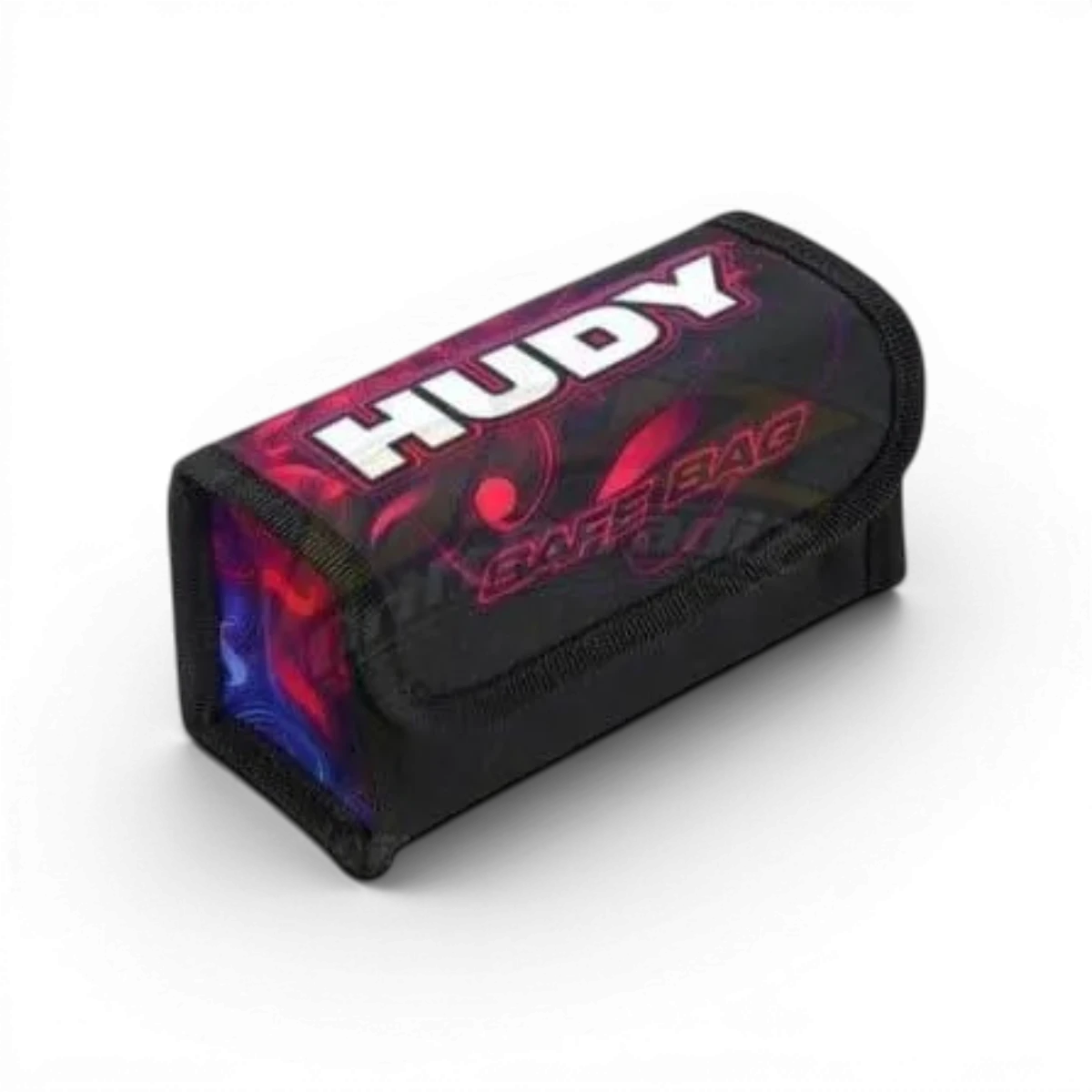 Sac de charge Lipo Hudy, sac électronique noir avec compartiments pour batteries Lipo, pratique et sécurisé.