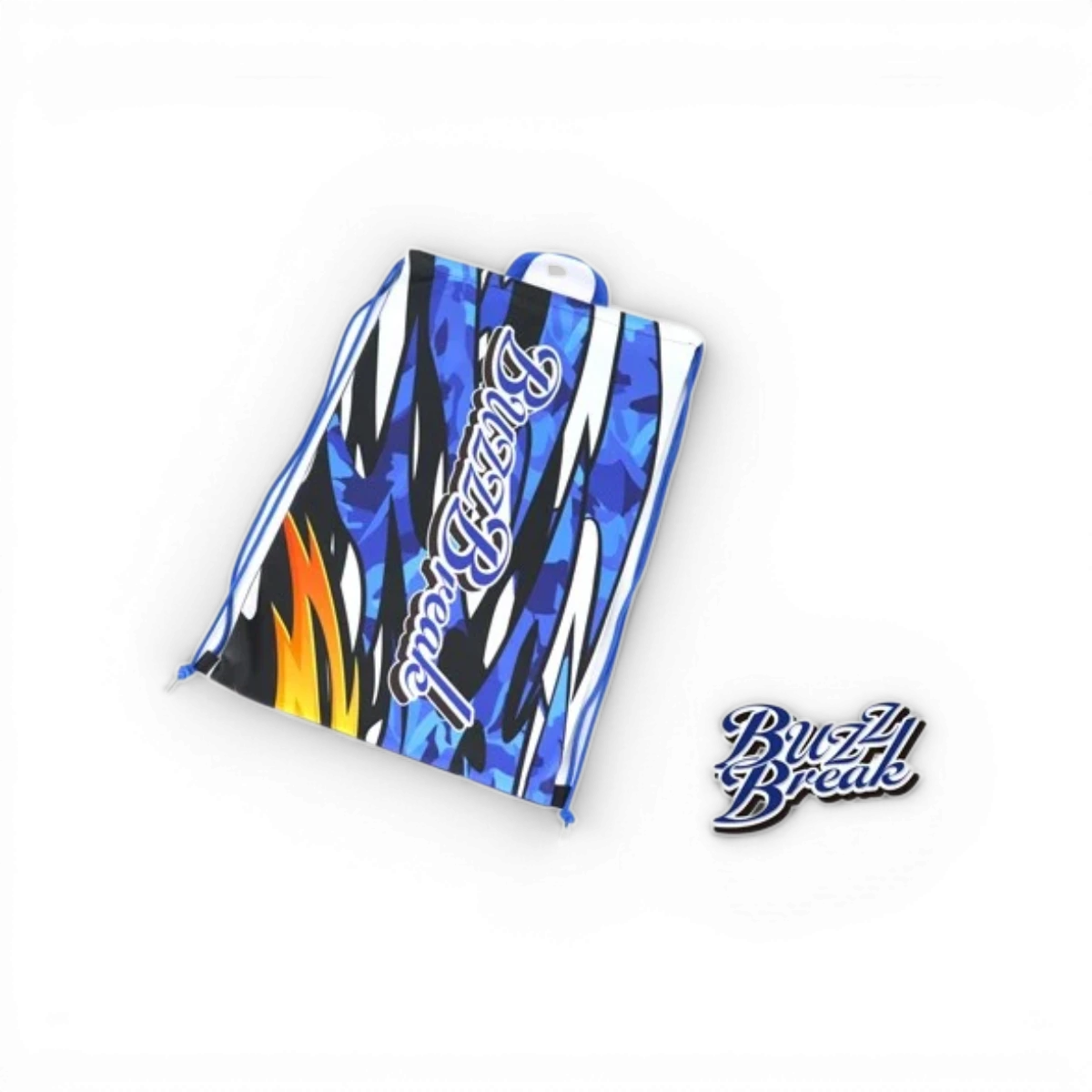 Sac de protection électronique BuzzBreak 1/10 ver 2 pour appareils, en tissu noir avec fermeture sécurisée.