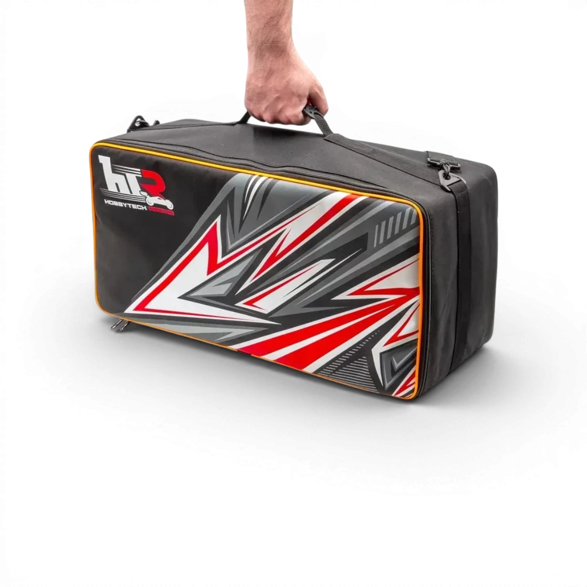 Sac de transport HOBBYTECH pour voiture 1/10, accessoire pratique pour transporter et protéger votre modèle RC.