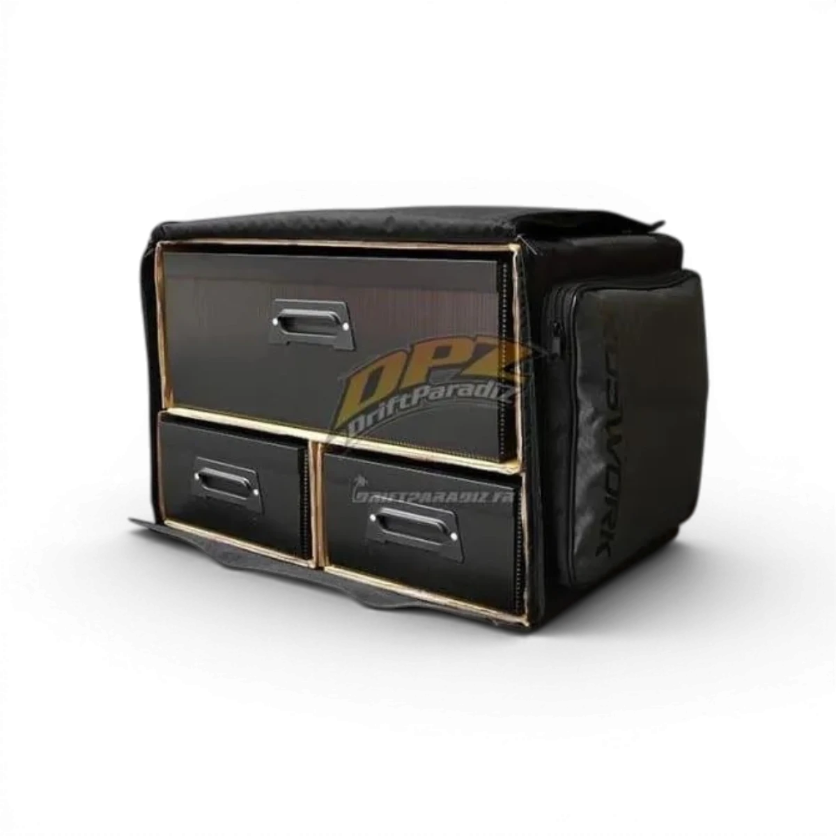 Sac de transport compact pour voitures RC 1:10 avec 3 torroirs, par Koswork, dimensions 560x340x360mm.