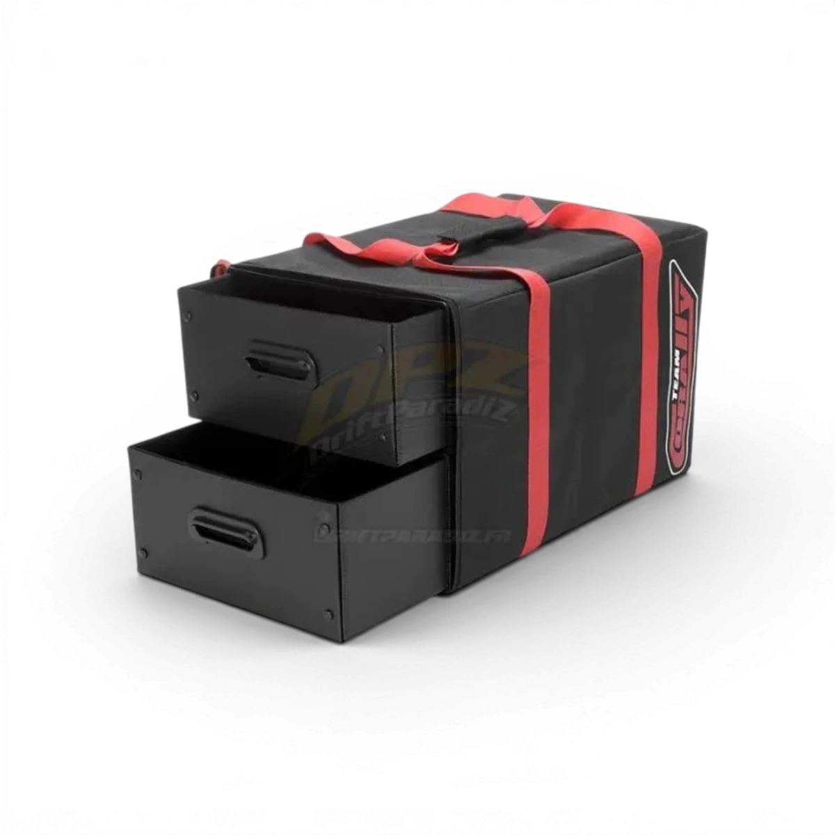Sac de transport à 2 tiroirs Corally, accessoire pratique pour organiser et transporter facilement vos équipements.
