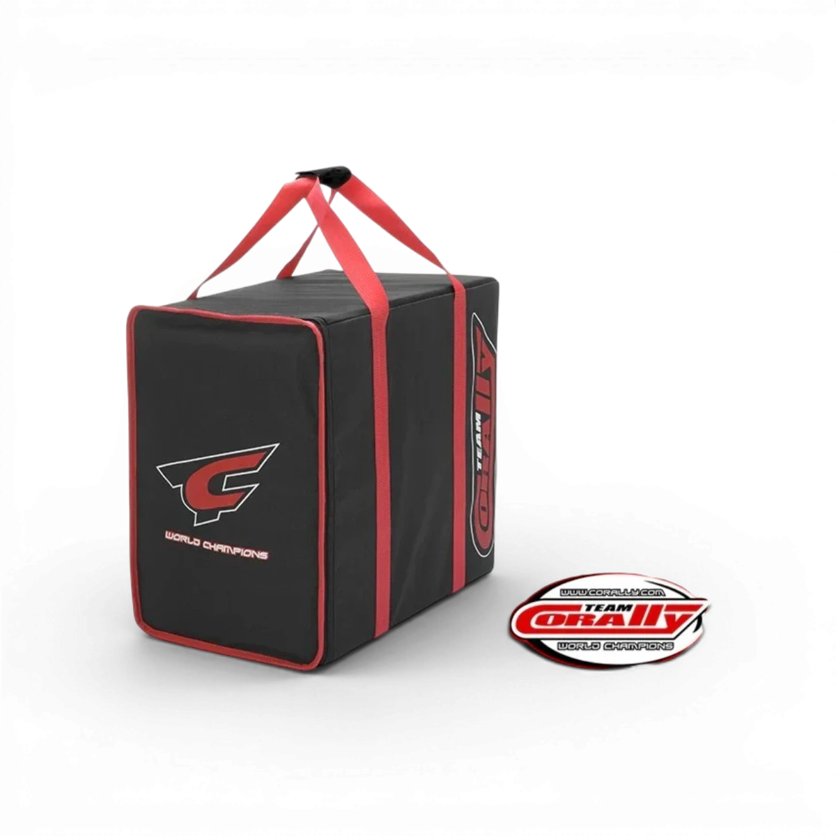 Sac de transport à 3 tiroirs, accessoire pratique pour l'organisation, en couleur corail, de la marque inconnue.