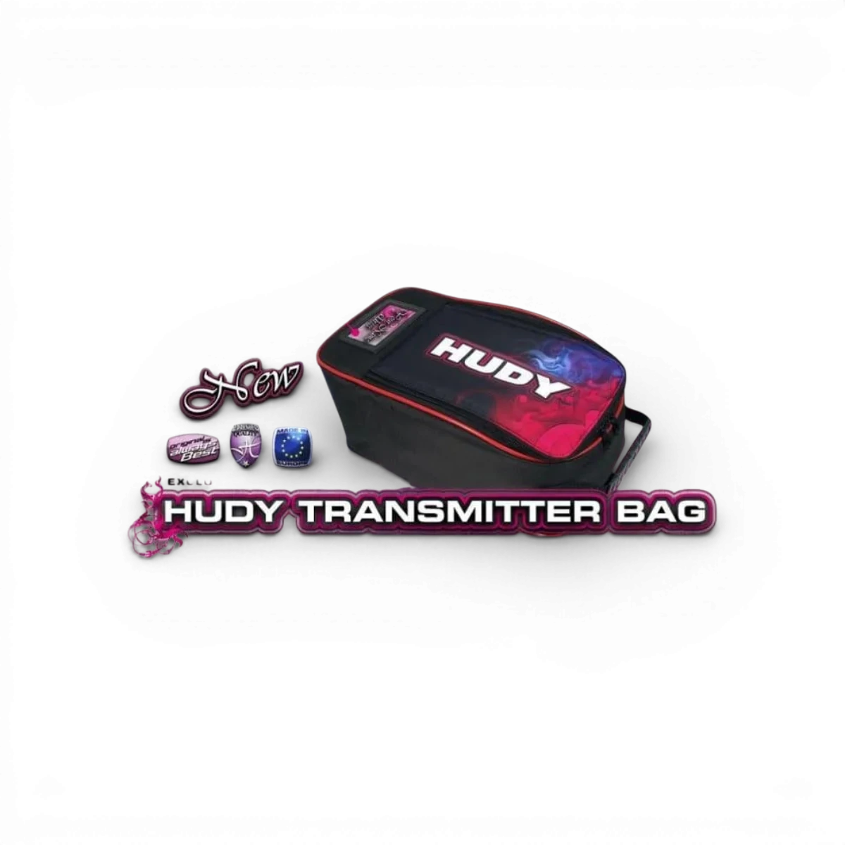 Sac de transport Radio Hudy large, accessoire pratique pour ranger et protéger votre radio de radiocommande.