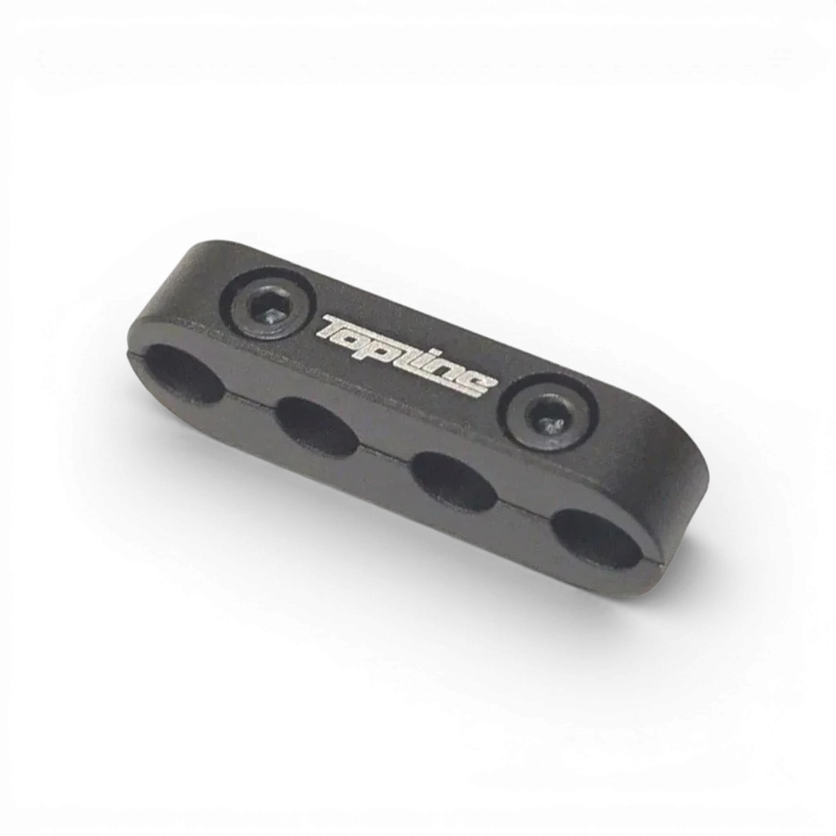 Serre-câble électronique Topline 12-14AMG noir, solide et flexible pour fixation sécurisée de câbles.