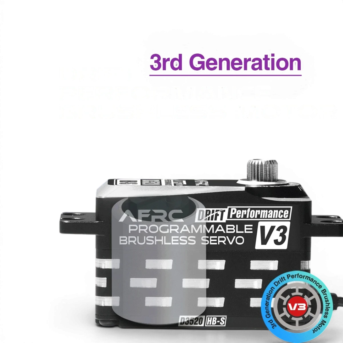 SERVO D3520HB-S V3 brushless programmable - AFRC - DriftParadiZ