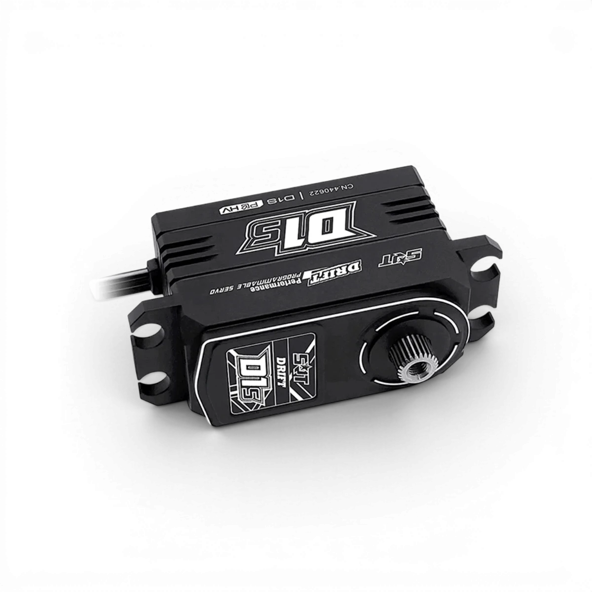 Servo digital haute performance SRT Drift D1S en aluminium, électronique pour voitures radiocommandées, visible en image.