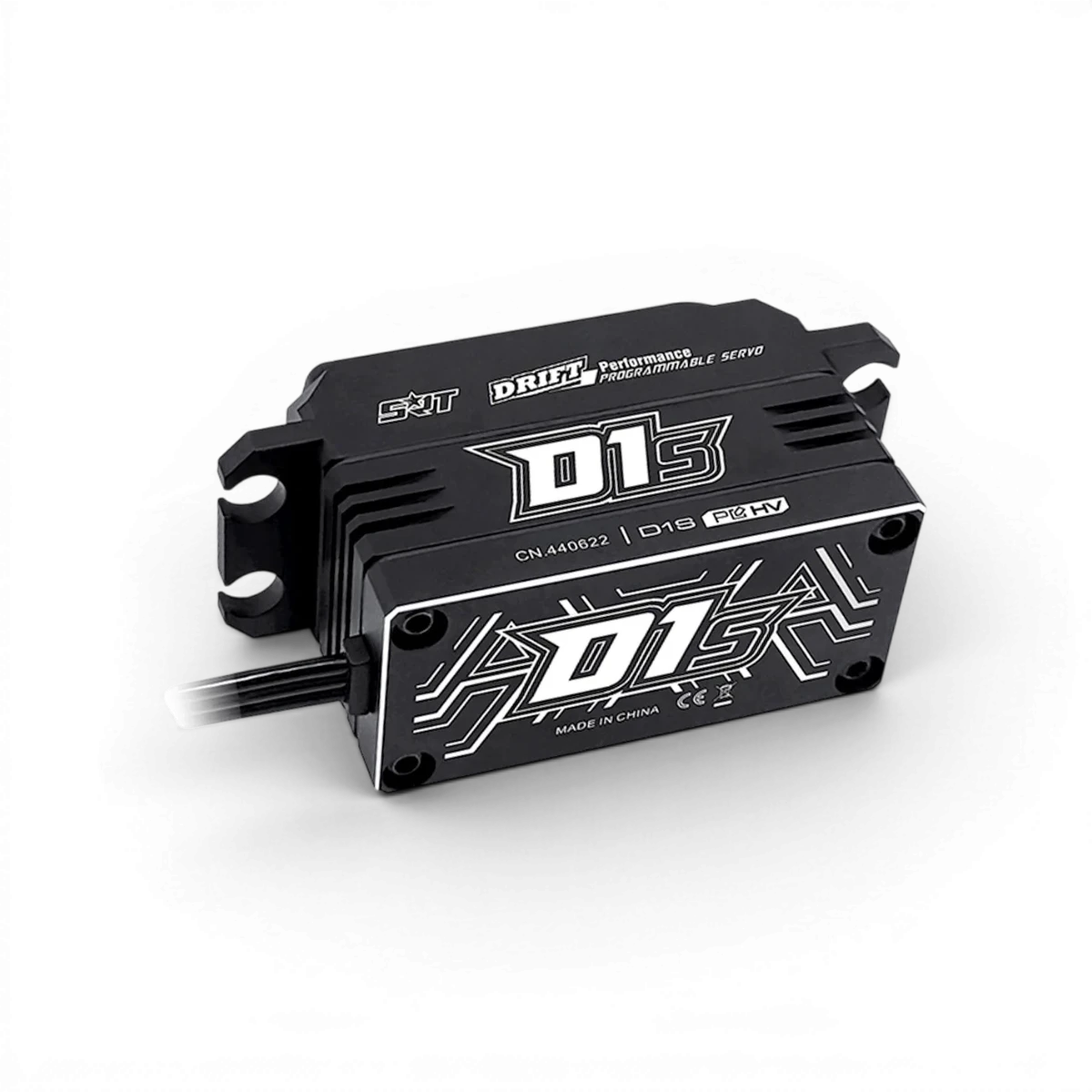 Servo numérique haute performance SRT Drift D1S en aluminium, électronique pour voiture RC, design robuste et précis
