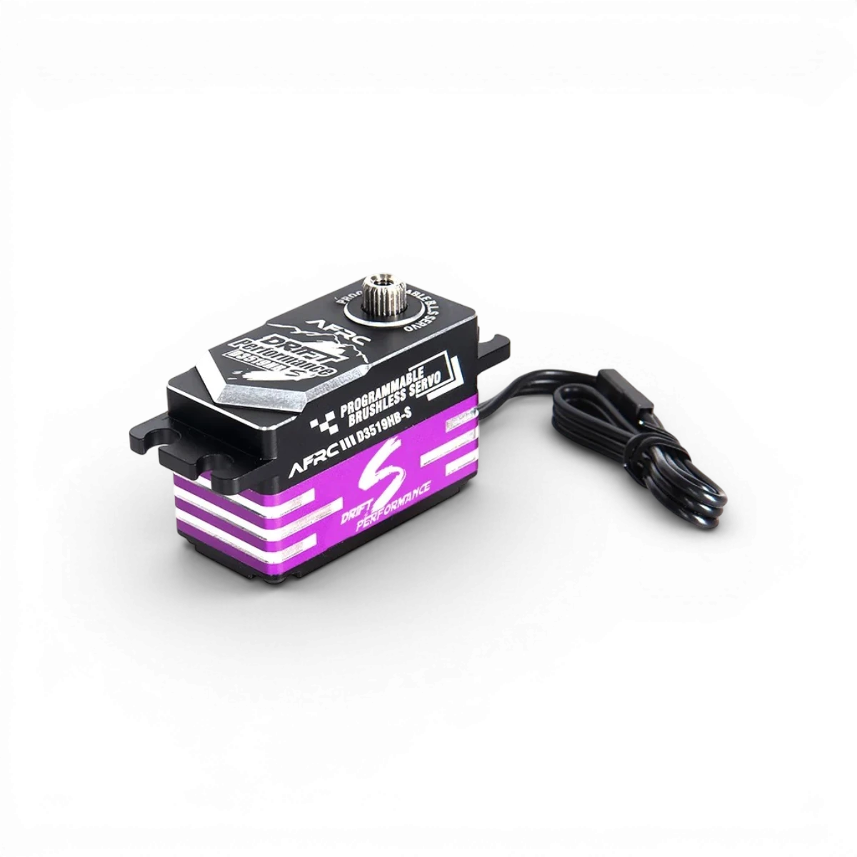 Servo HV brushless programmable AFRC D3519HB-S, composant électronique pour applications robotiques, visible en image.