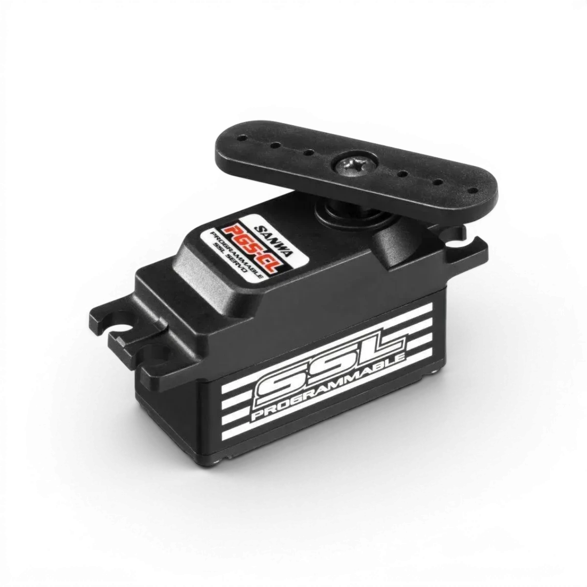 Servo low-profile Sanwa PGS-CLII, 16,6 kg, 0,08 s, en métal, pour applications électroniques.