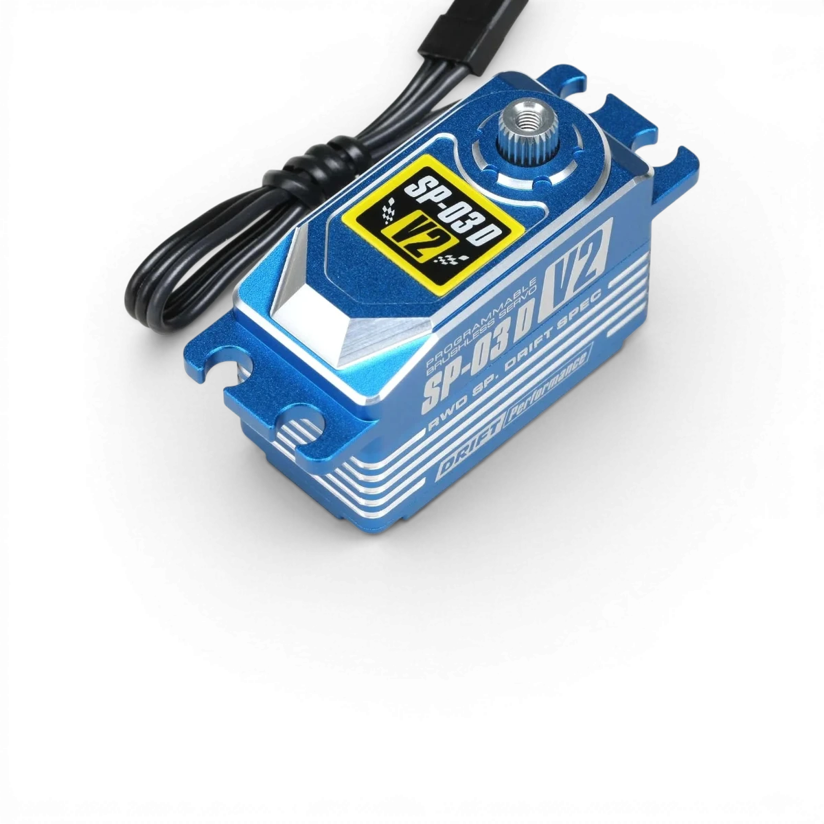 Servo électronique Team Yokomo SP-03D V2 RWD Drift Spec, programmable brushless pour voitures RC drift, haute précision et performance.