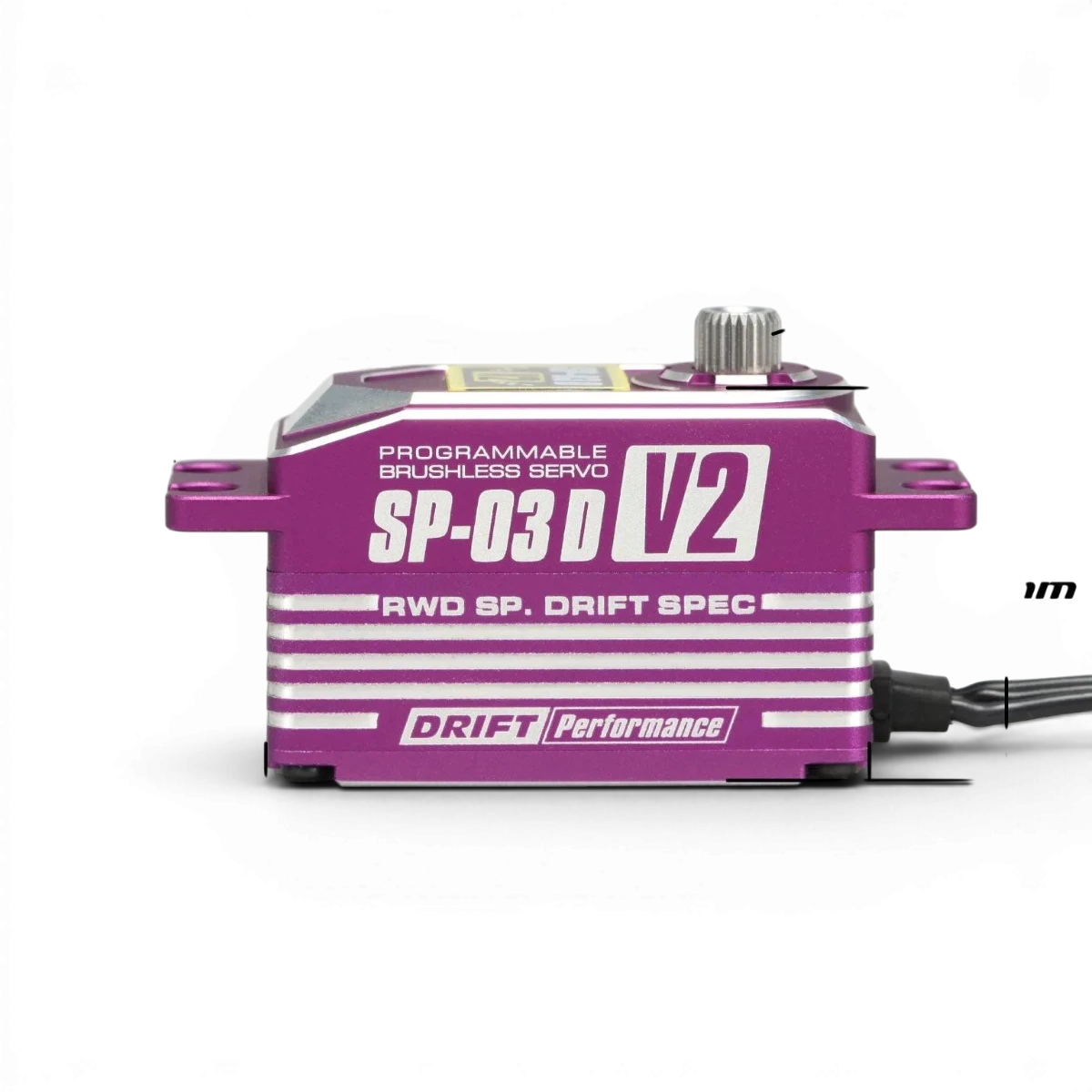 Servo SP-03D V2 RWD Drift Spec de Team Yokomo, servo programmable sans balais pour voitures radiocommandées drift, vue en détail