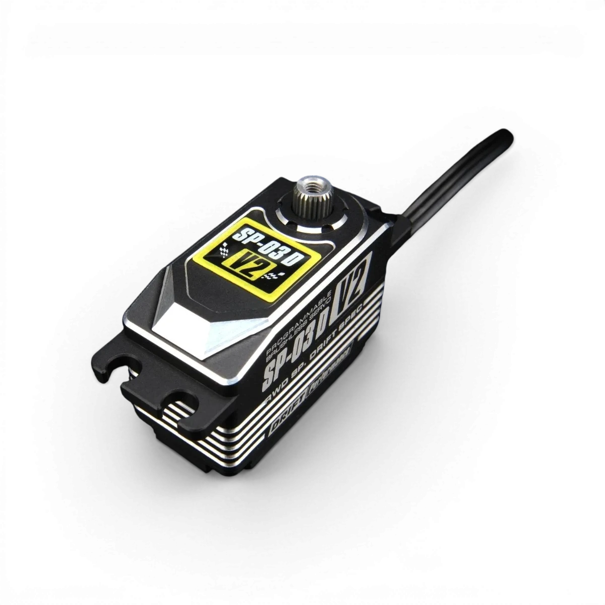 Servo électronique Team Yokomo SP-03D V2 RWD Drift Spec programmable sans balais pour voiture RC, ajustable et haute performance.