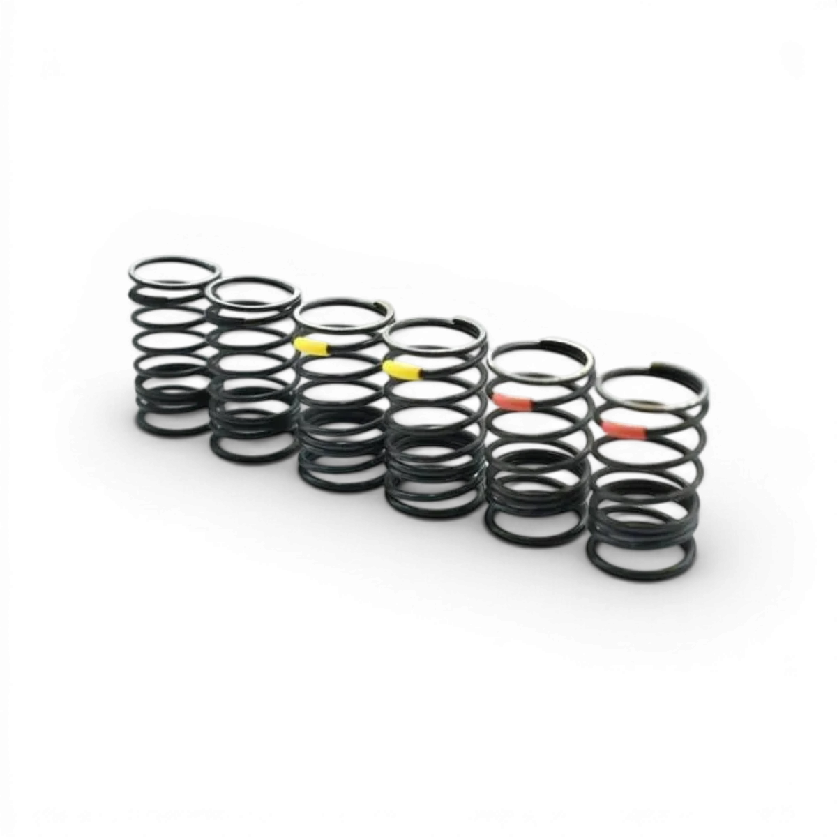 Ensemble de 3 ressorts arrière R-tune pour pièces détachées, fabriqués par Team Reve D, visibles sur l'image.