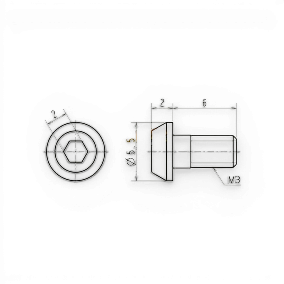 Set de 4 vis pour couronne Team Reve D, pièces détachées pour outils ou machines, visibles sur fond blanc.