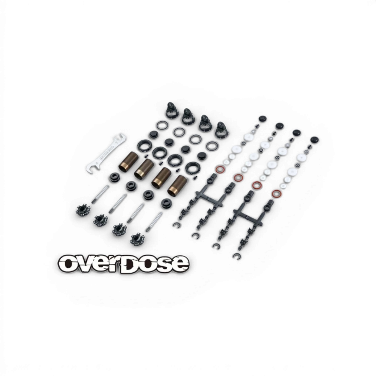 Ensemble d'amortisseurs haute qualité Spec V4 de la marque Overdose, pièces détachées pour voiture de drift.