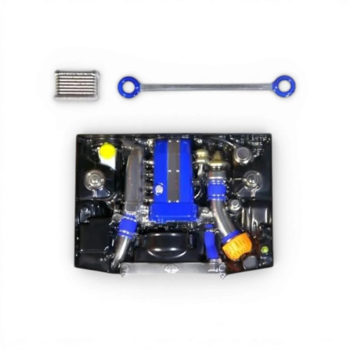 Ensemble de baies moteur universelles Pandora RC SR-RB-FA pour carrosseries de voitures radiocommandées.