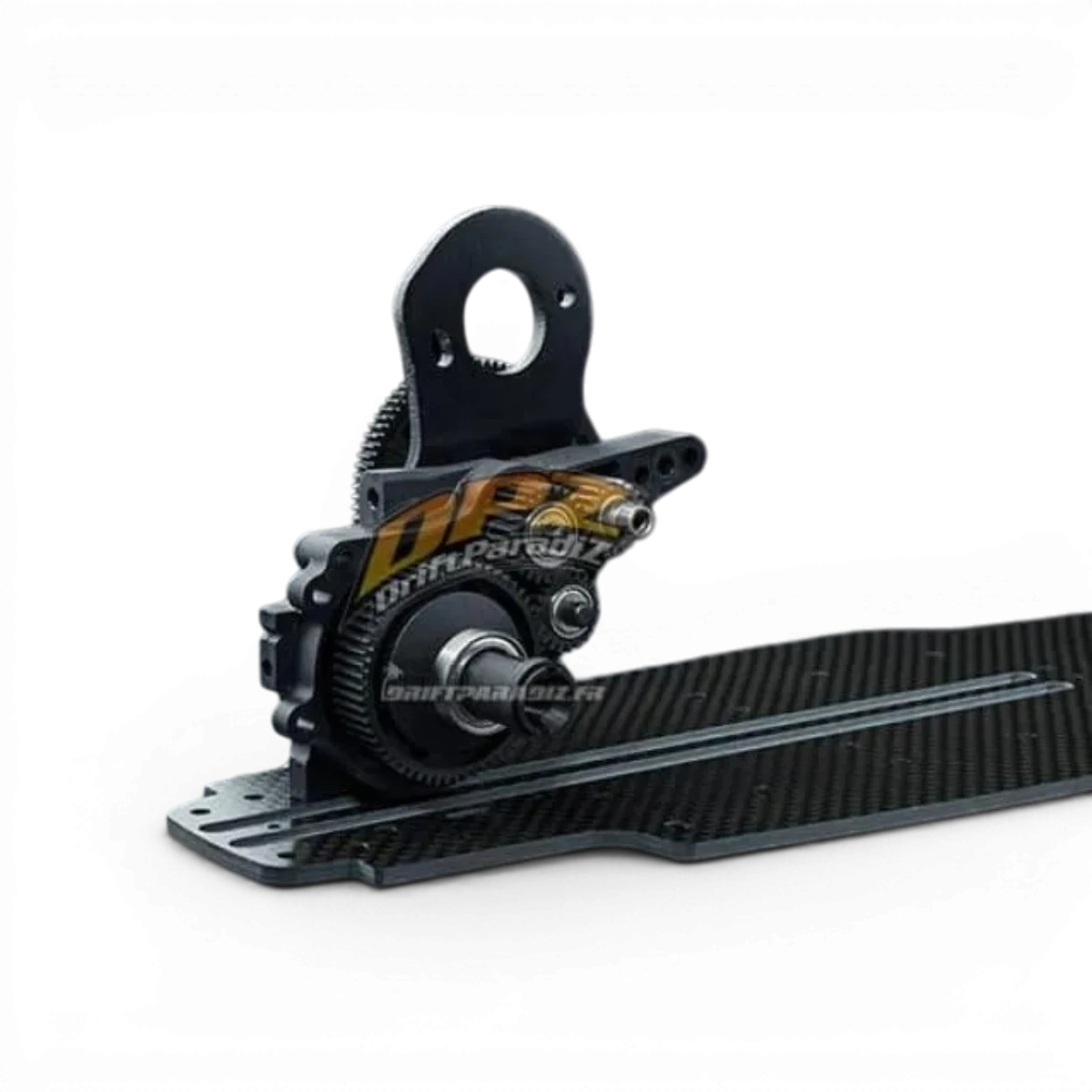 Ensemble de cage différentielle à pignon noir pour RMX/RRX, pièce détachée de Max Speed Technology, visible en détail.