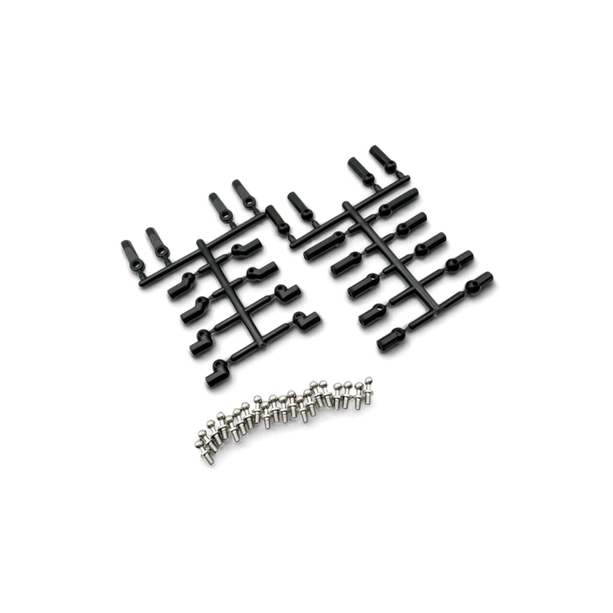 Ensemble de chapes et rotules pour Shark RR 240 de RhinoRacing, composants de suspension pour modèle RC.