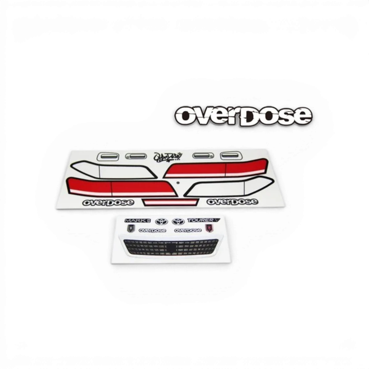 Set d'autocollants 3D Graphiques – Weld JZX100 MarkⅡ pour OD3917) - Overdose - DriftParadiZ